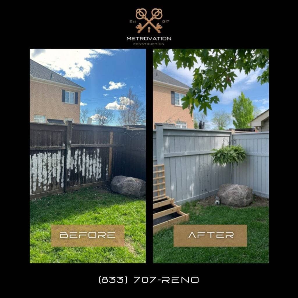 Before & After   Fence Refresh Project   Metrovation (2) by Metrovation